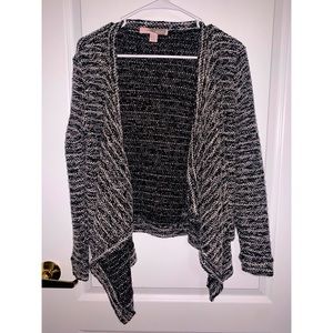 Black and white cardigan